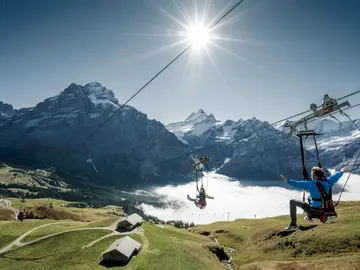 Grindelwald First - Top of Adventure en la región de Jungfrau Grindelwald First - Top of Adventure en la región de Jungfrau