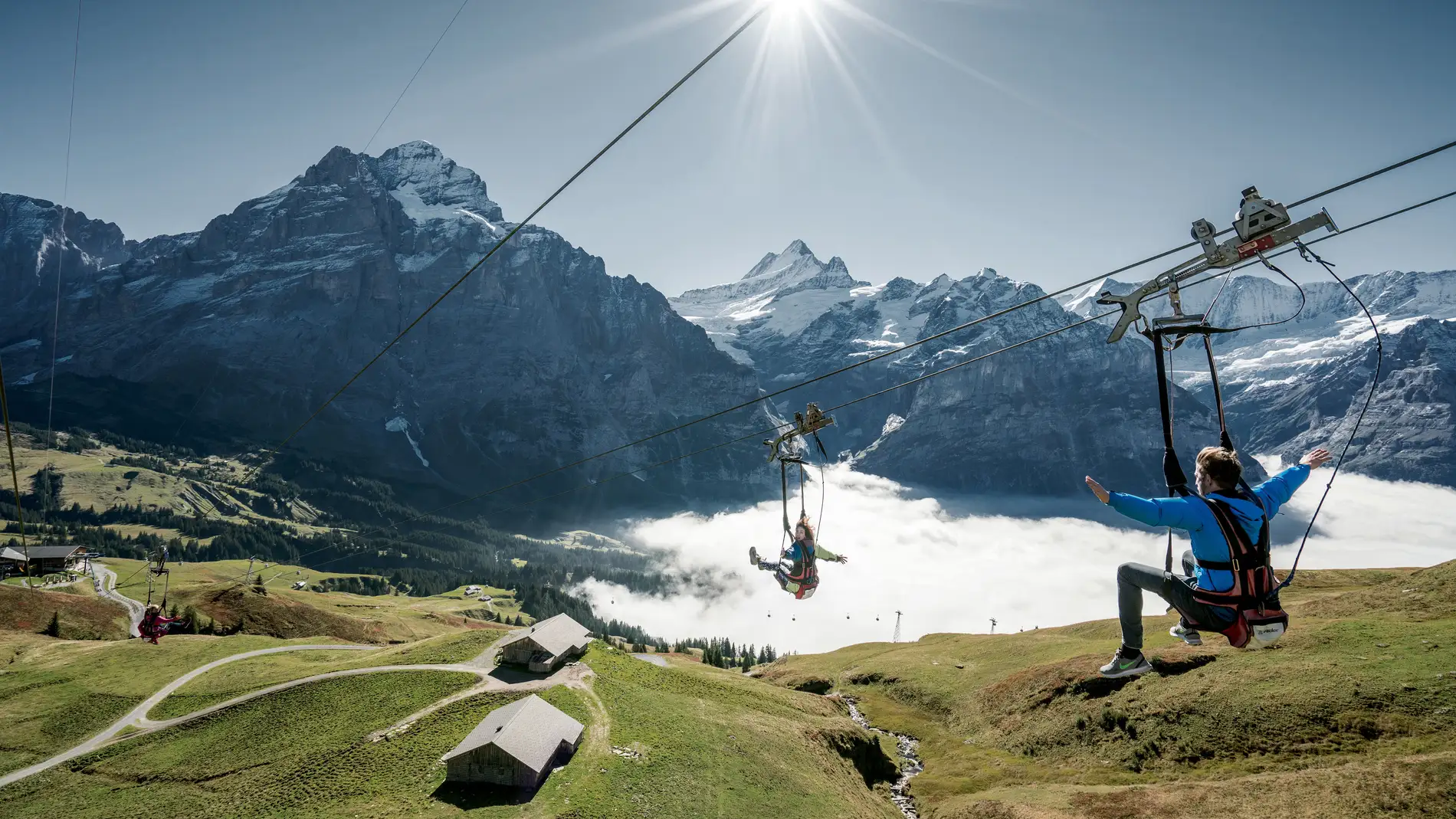 Grindelwald First - Top of Adventure en la región de Jungfrau