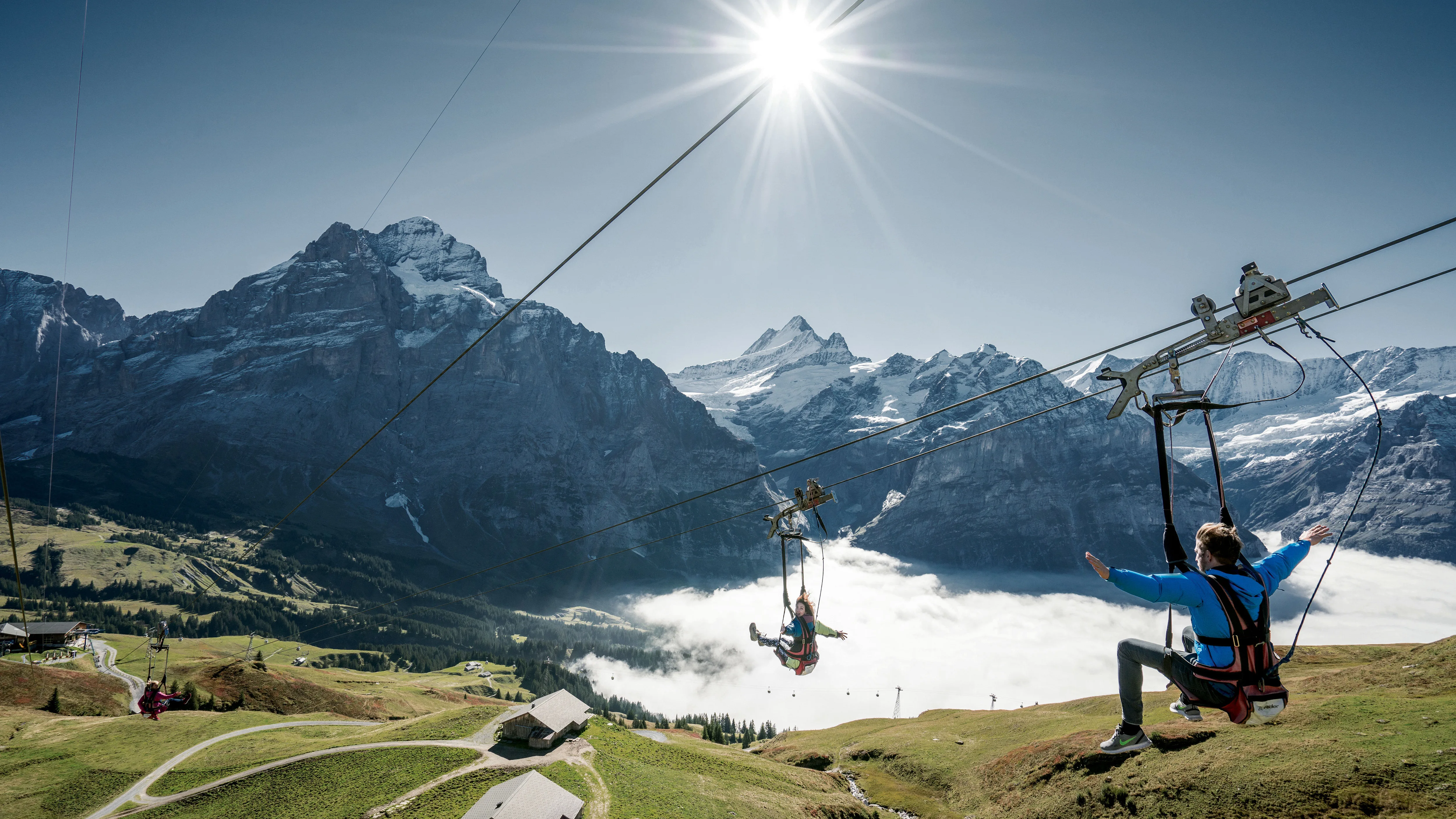 Grindelwald First - Top of Adventure en la regi&oacute;n de Jungfrau