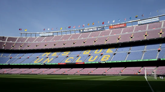 Imagen panorámica del camp Nou Imagen panorámica del camp Nou