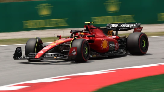 Carlos Sainz en el GP España Carlos Sainz en el GP España