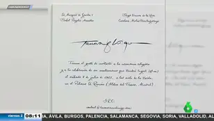 El detalle de la invitación de boda de Tamara Falcó 'E' Íñigo Onieva que no acaba de cuadrarle a Alfonso Arús