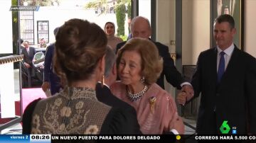 Angie Cárdenas, sobre el "error de protocolo" de la reina Sofía en la boda de Hussein de Jordania: "Puede hacer lo que le apetezca"