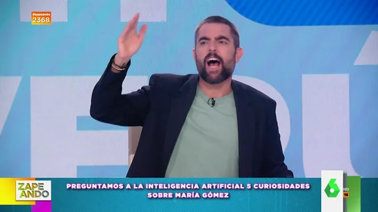 La razón por la que Dani Mateo pide a producción "un tren a donde sea" para desaparecer La razón por la que Dani Mateo pide a producción "un tren a donde sea" para desaparecer