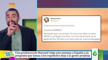La seria pregunta de una profesora de Harvard a los españoles