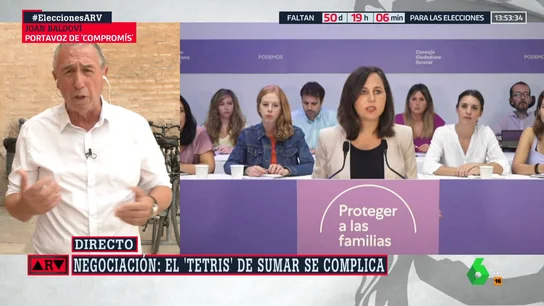 Joan Baldoví a Podemos: "Las descalificaciones entre nosotros no ayudan" Joan Baldoví a Podemos: "Las descalificaciones entre nosotros no ayudan"
