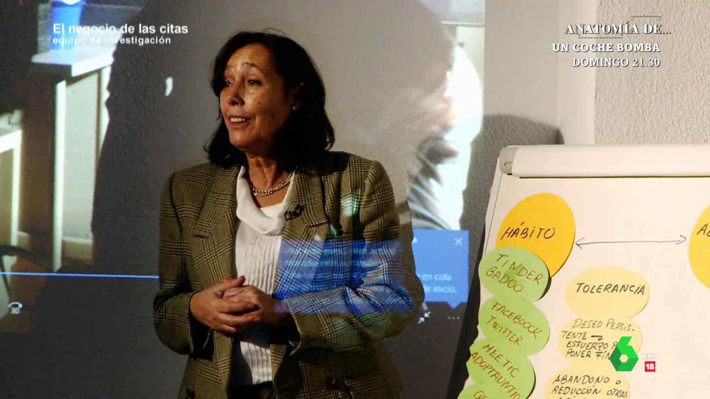 Una psicóloga advierte del riesgo de las aplicaciones de citas para adictos al sexo: "Cuando la adicción es muy severa el paciente está poseído" Una psicóloga advierte del riesgo de las aplicaciones de citas para adictos al sexo: "Cuando la adicción es muy severa el paciente está poseído"