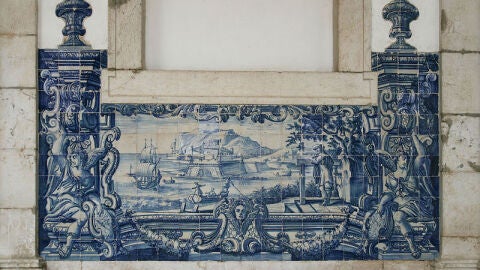 Detalle del Monasterio de San Vicente de Fora de Lisboa.