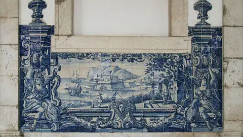Detalle del Monasterio de San Vicente de Fora de Lisboa. Detalle del Monasterio de San Vicente de Fora de Lisboa.