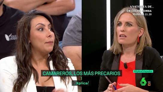 Una hostelera admite que no da de alta todas las horas en la Seguridad Social: "Lo que hace es ilegal" Una hostelera admite que no da de alta todas las horas en la Seguridad Social: "Lo que hace es ilegal"