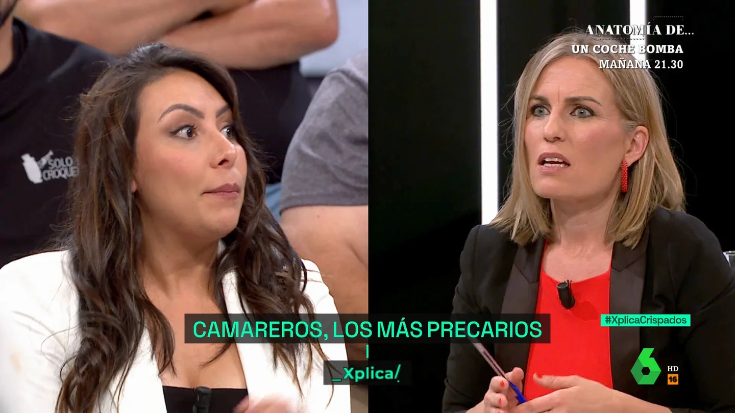 Una hostelera admite que no da de alta todas las horas en la Seguridad Social: "Lo que hace es ilegal" Una hostelera admite que no da de alta todas las horas en la Seguridad Social: "Lo que hace es ilegal"