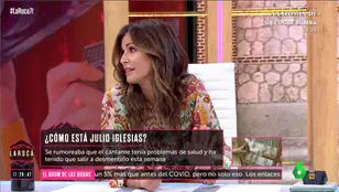  La sorprendente confesión de Nuria Roca: "Soy muy friki de Julio Iglesias"