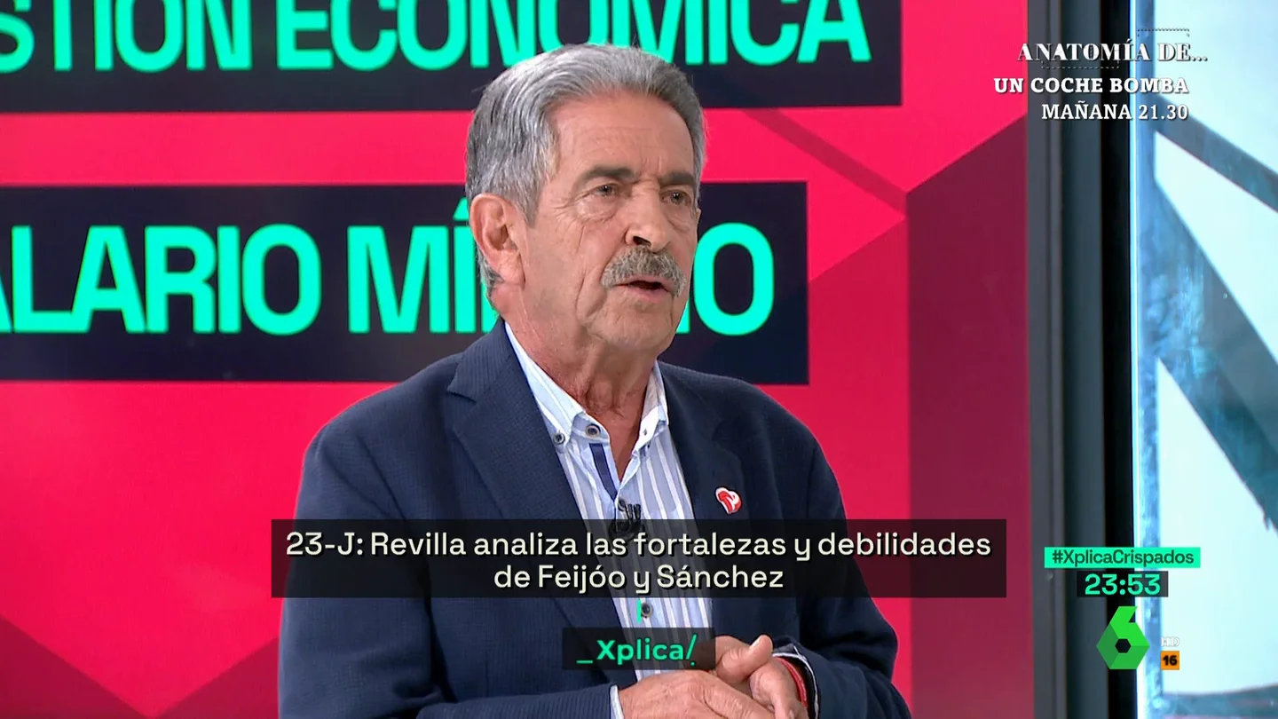 XPLICA - El vaticinio de Revilla sobre el futuro de Sánchez y "un grandísimo cargo internacional": "No va a faltarle empleo" XPLICA - El vaticinio de Revilla sobre el futuro de Sánchez y "un grandísimo cargo internacional": "No va a faltarle empleo"