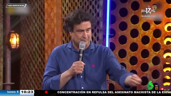 El dardo de Pepe Rodríguez a Jordi Cruz: "Es el único restaurante en el que al acabar de cenar pesaba 2 kilos menos" El dardo de Pepe Rodríguez a Jordi Cruz: "Es el único restaurante en el que al acabar de cenar pesaba 2 kilos menos"