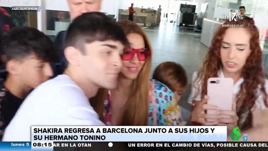 Shakira regresa a Barcelona con sus hijos y 19 maletas a la casa que compartía con Gerard Piqué Shakira regresa a Barcelona con sus hijos y 19 maletas a la casa que compartía con Gerard Piqué