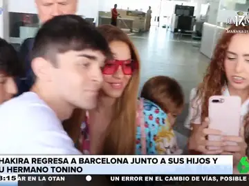 Shakira regresa a Barcelona con sus hijos y 19 maletas a la casa que compartía con Gerard Piqué