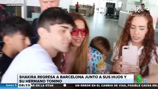 Shakira regresa a Barcelona con sus hijos y 19 maletas a la casa que compartía con Gerard Piqué