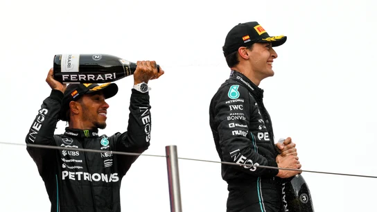 Lewis Hamilton y George Russell Lewis Hamilton y George Russell