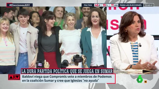 Lucía Méndez, tajante sobre Sumar y Podemos: "Es difícil obligar a personas que se odian tanto a convivir" Lucía Méndez, tajante sobre Sumar y Podemos: "Es difícil obligar a personas que se odian tanto a convivir"