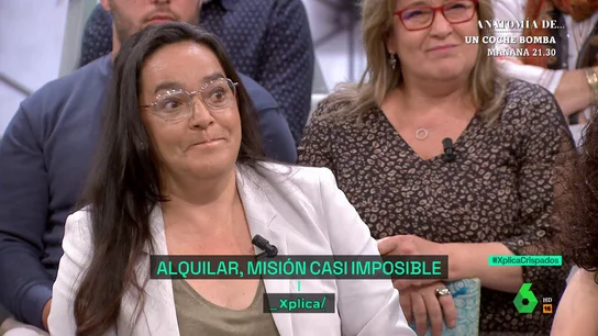 La denuncia de Luisa, okupa desalojada tras las elecciones "El Gobierno no nos ha ayudado en ningún momento, ni Ayuntamiento ni nada, porque nos vendieron que nos iban a poner un alquiler social y de eso nada", afirma Luisa, desalojada de los pisos okupados de Alcobendas, en este vídeo de laSexta Xplica.
