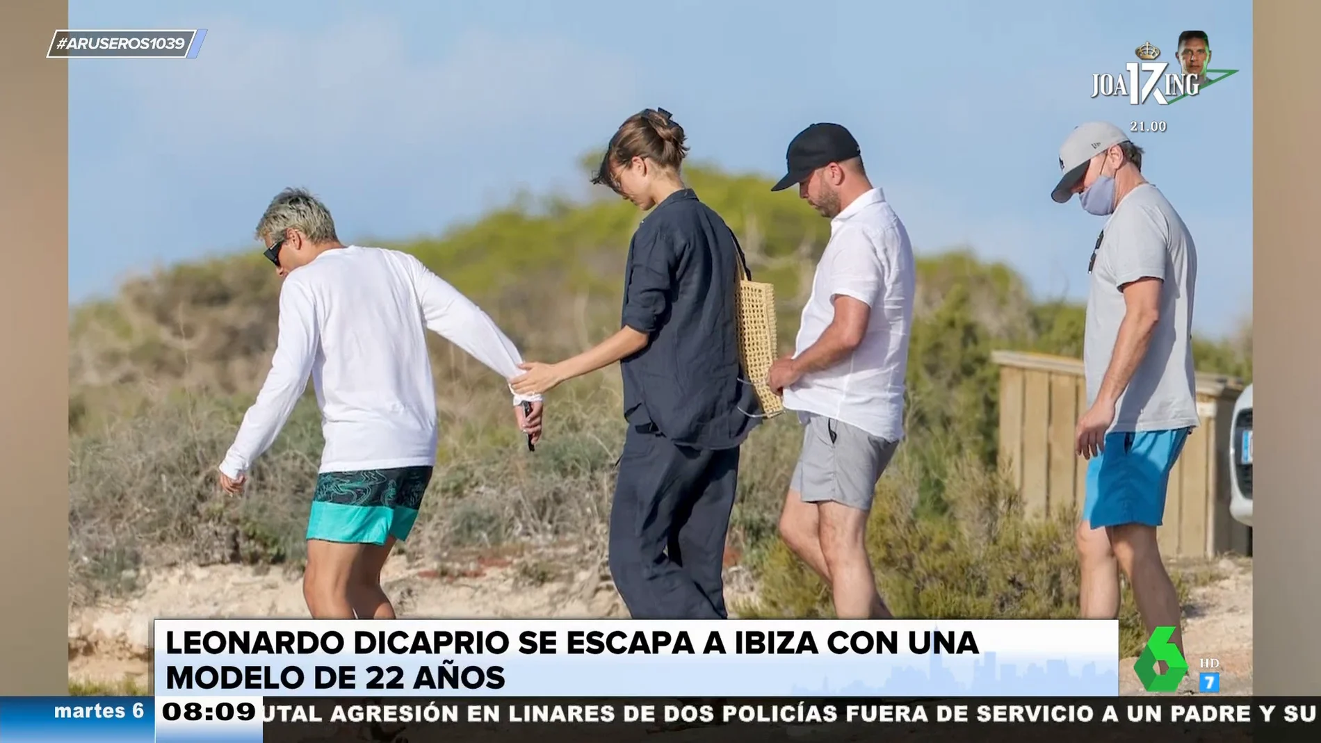 La escapada de Leonardo DiCaprio a Ibiza con Meghan Roche, una modelo de 22 años