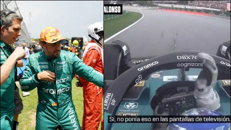 Fernando Alonso corrección a su ingeniero