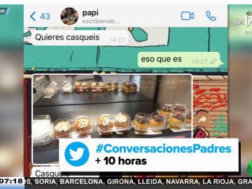 Las conversaciones más surrealistas de los padres con sus hijos a través de WhatsApp: "¿Quieres casqueis?"