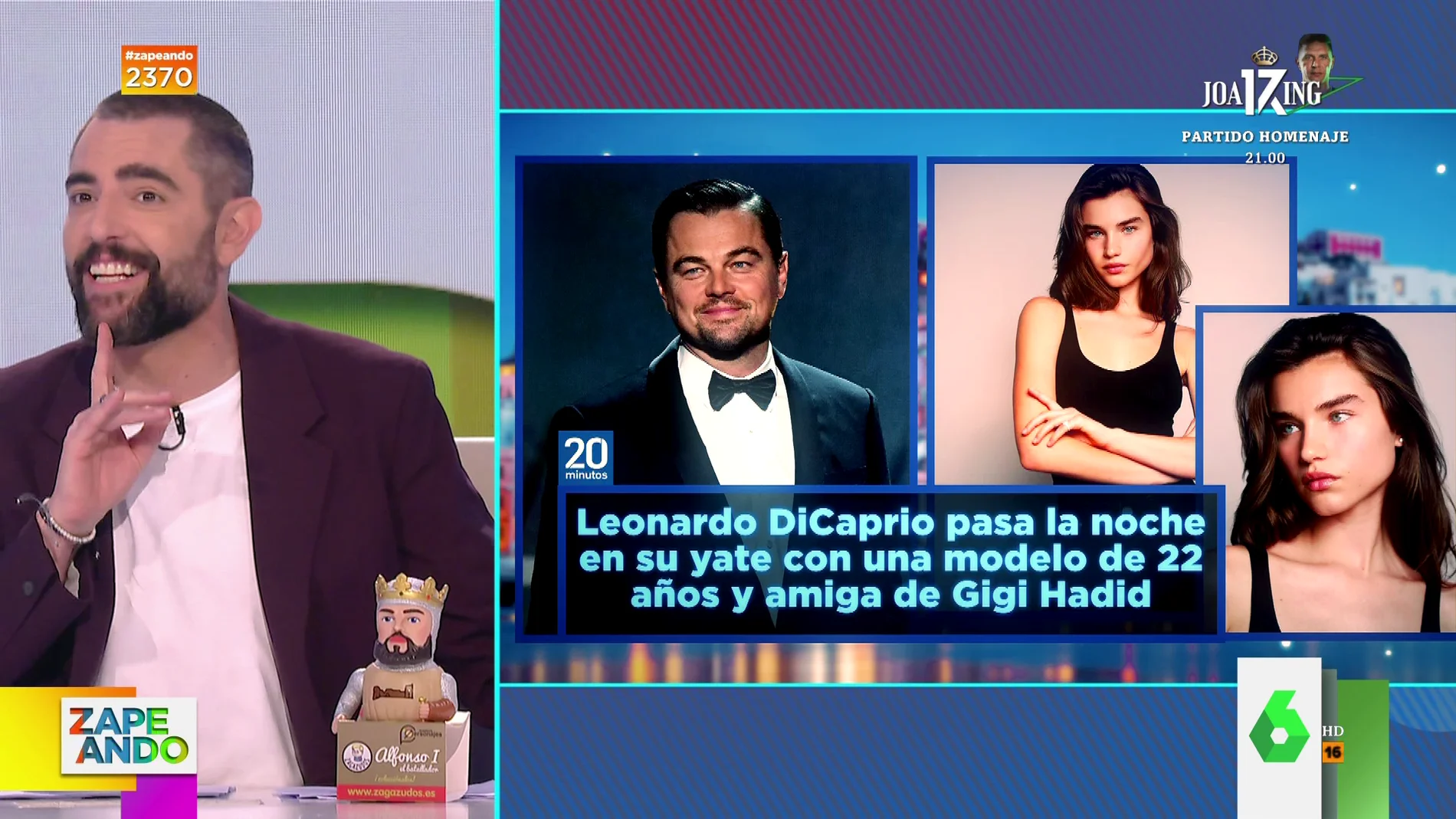 Dani Mateo reacciona a la nueva novia de Leonardo DiCaprio