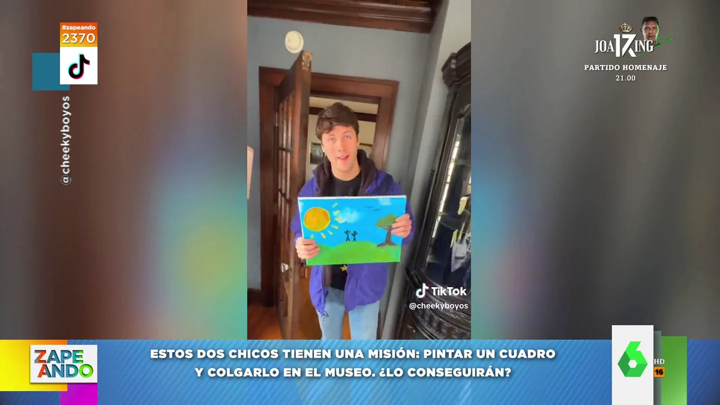 El desafío de unos chicos que se proponen colgar un cuadro suyo en un museo El desafío de unos chicos que se proponen colgar un cuadro suyo en un museo