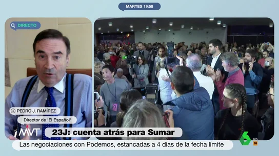 Pedro J. Ramírez, a favor de derogar la ley trans como defiende Feijóo: "Se ha introducido la autodeterminación de género" Pedro J. Ramírez, a favor de derogar la ley trans como defiende Feijóo: "Se ha introducido la autodeterminación de género"