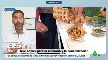 El nutricionista Pablo Ojeda explica por qué las nueces ayudan a la memoria y son el mejor fruto seco que hay