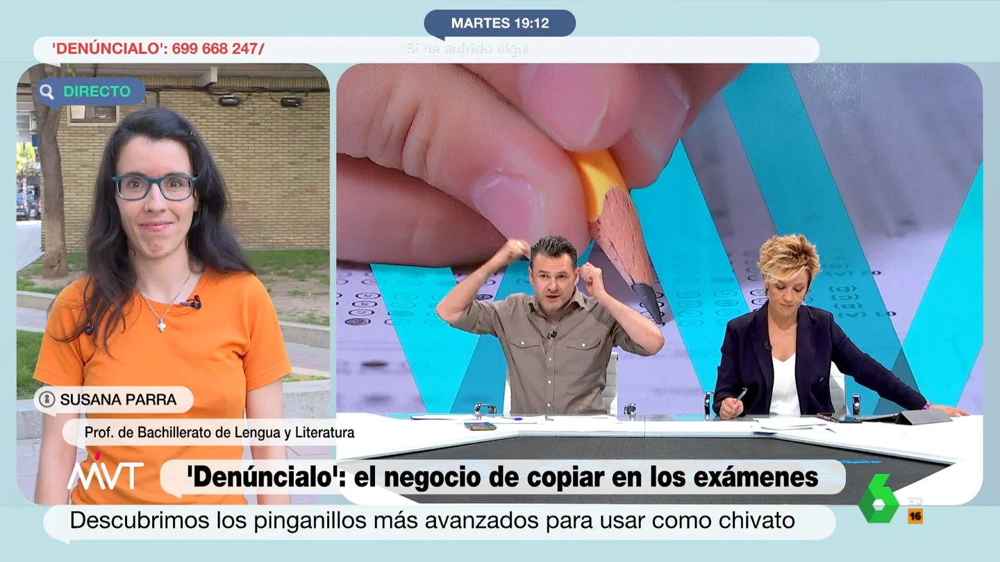 Una profesora de Bachillerato, sobre los métodos más avanzados para copiar: "Hasta con la cabeza rapada se disimulan" Una profesora de Bachillerato, sobre los métodos más avanzados para copiar: "Hasta con la cabeza rapada se disimulan"