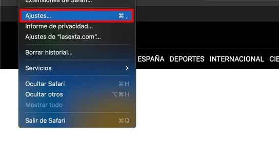 Suscribirse o eliminar notificaciones a través de Safari Suscribirse o eliminar notificaciones a través de Safari