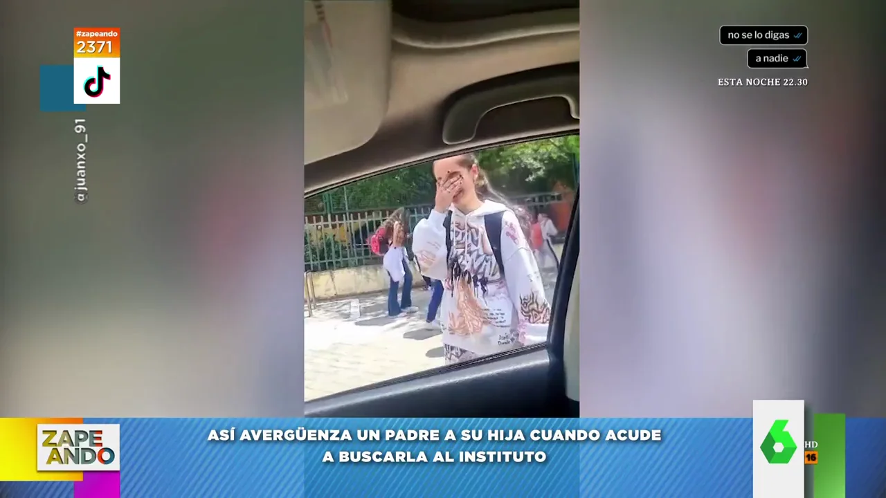 La vergüenza de esta niña cuando su padre la recoge del instituto con el 'Mandanga Style' a todo volumen