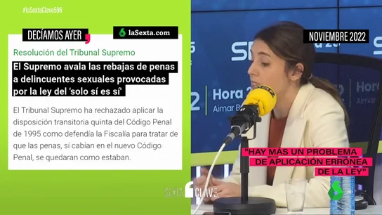 Cuando Igualdad confiaba en el Supremo: Montero, Pam y Rosell esperaban el aval de su tesis y de la Fiscalía Cuando Igualdad confiaba en el Supremo: Montero, Pam y Rosell esperaban el aval de su tesis y de la Fiscalía
