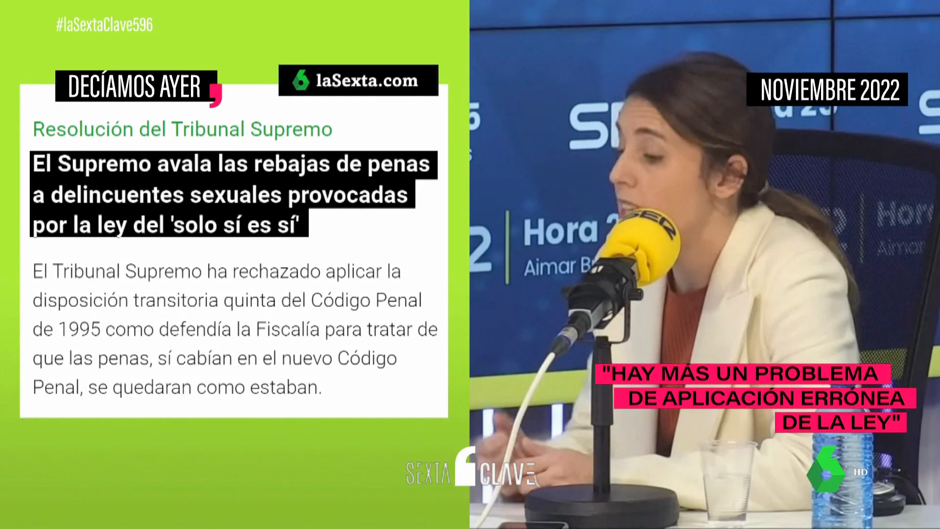 Cuando Igualdad confiaba en el Supremo: Montero, Pam y Rosell esperaban el aval de su tesis y de la Fiscalía