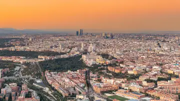 Vista aérea de Madrid