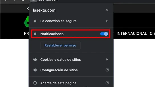 Suscripción o cancelación en Google Chrome Suscripción o cancelación en Google Chrome