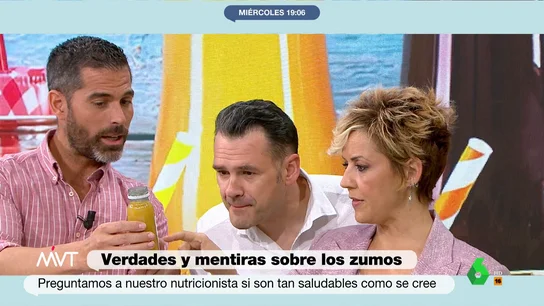 La advertencia del nutricionista Pablo Ojeda sobre los batidos 'detox': "Tienen muchas calorías..." La advertencia del nutricionista Pablo Ojeda sobre los batidos 'detox': "Tienen muchas calorías..."