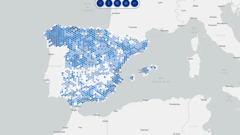 Mapa | Busca si tu casa del pueblo dispone ya de banda ancha por 35 euros al mes