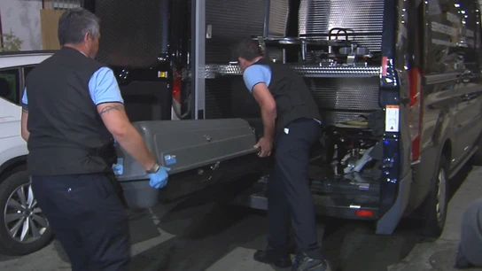 La Policía usó rayos X para detectar el cuerpo de Sibora Gagani emparedado y envuelto en una bolsa La Policía usó rayos X para detectar el cuerpo de Sibora Gagani emparedado y envuelto en una bolsa