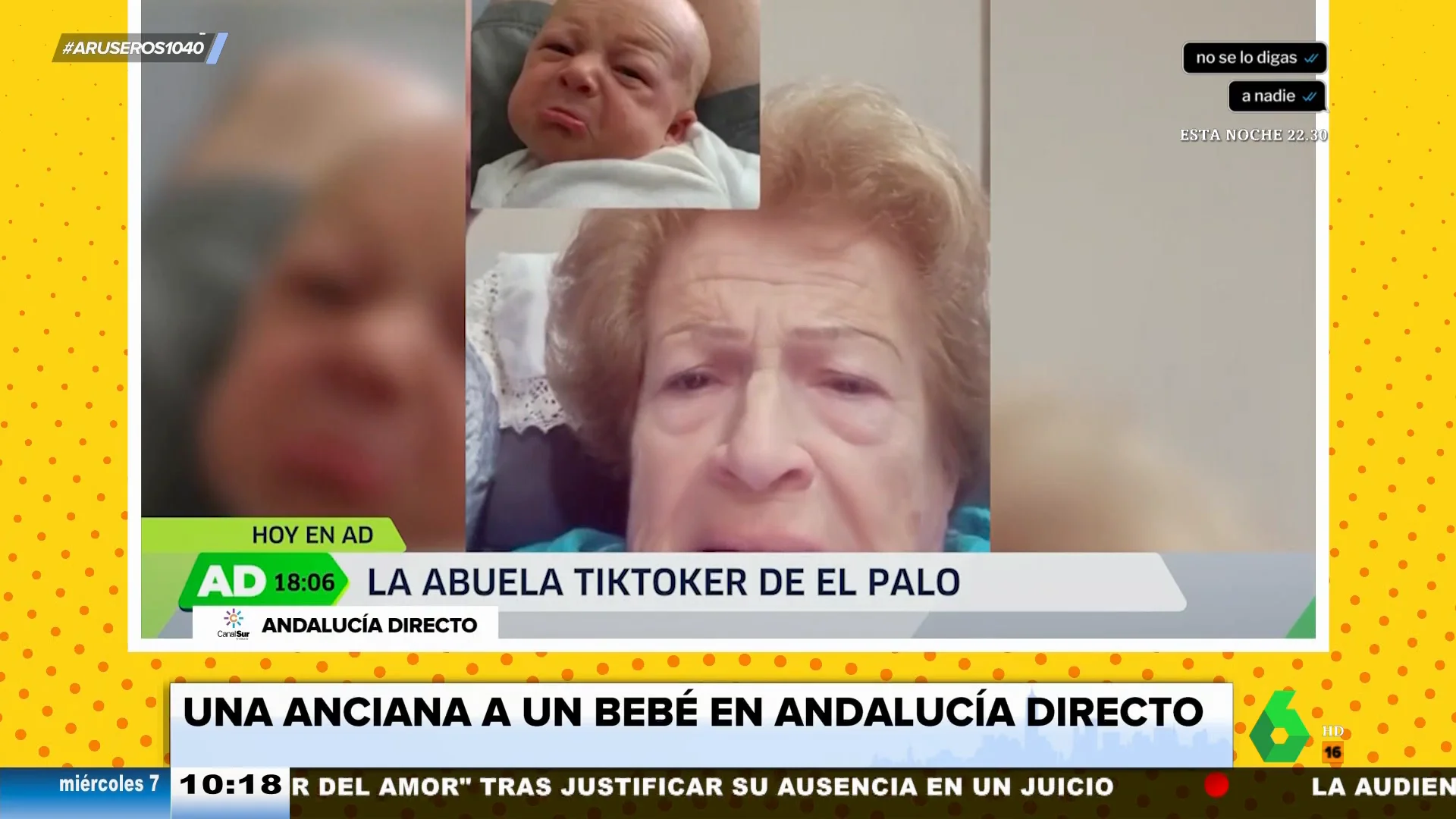 La reacción viral de una mujer tiktoker al ver a un bebé que acaba de nacer