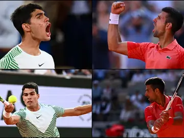 ¿Cuándo juegan Alcaraz y Djokovic en Roland Garros? Horario y dónde ver