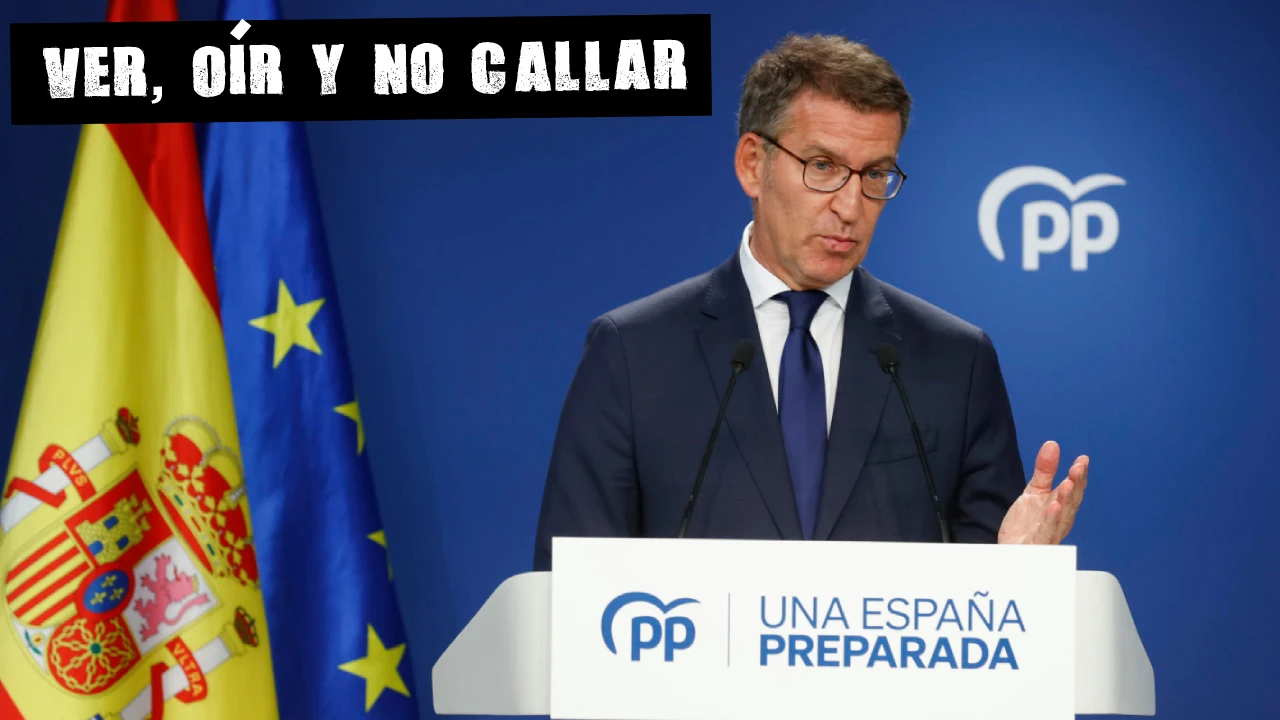 El presidente del PP, Alberto Núñez Feijóo.