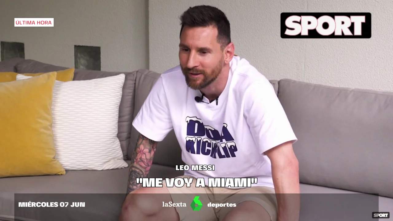 Oficial: Leo Messi confirma que jugará en el Inter de Miami