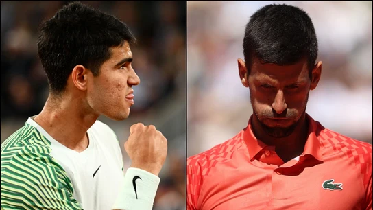 Carlos Alcaraz y Novak Djokovic Carlos Alcaraz y Novak Djokovic