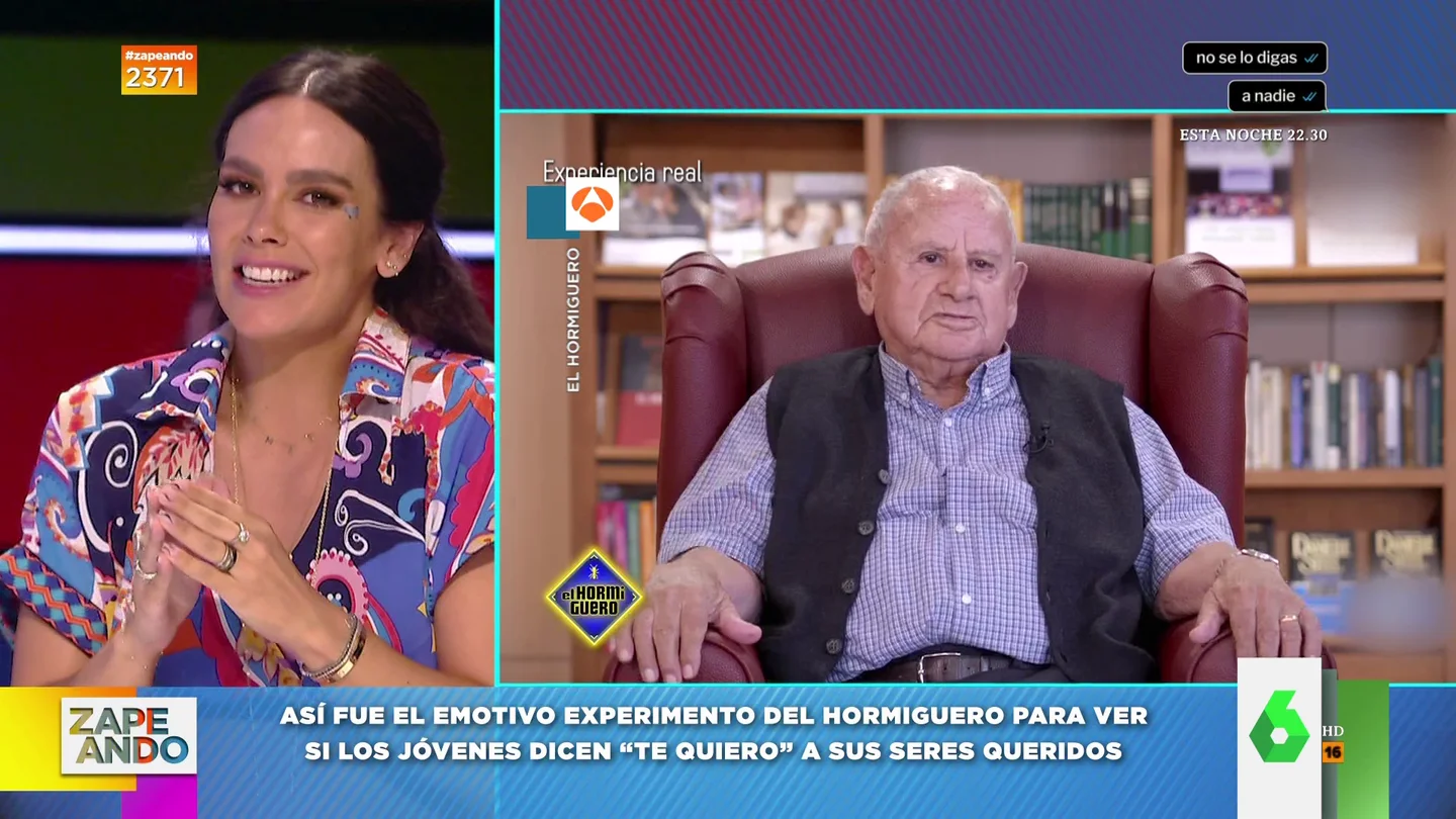 Cristina Pedroche se emociona con el experimento de El Hormiguero Cristina Pedroche se emociona con el experimento de El Hormiguero