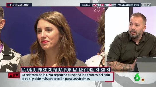 El análisis de Antonio Maestre sobre la ley del 'solo sí es sí': "Es una estrategia errada de comunicación" El análisis de Antonio Maestre sobre la ley del 'solo sí es sí': "Es una estrategia errada de comunicación"