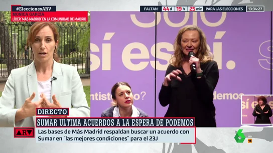 Mónica García, tajante las negociaciones con Sumar: "Nosotros ni hemos vetado ni hemos impuesto" Mónica García, tajante las negociaciones con Sumar: "Nosotros ni hemos vetado ni hemos impuesto"