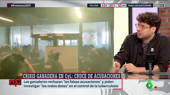La advertencia de Fernando Berlín sobre la "estrategia" tras la crisis ganadera en Castilla y León: "Enfrentar al campo con la ciudad por razones electorales La advertencia de Fernando Berlín sobre la "estrategia" tras la crisis ganadera en Castilla y León: "Enfrentar al campo con la ciudad por razones electorales